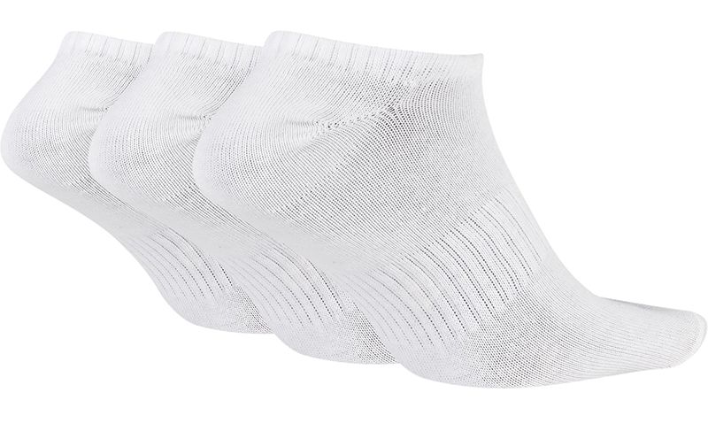 Nike Everyday Cotton Lightweight No Show- 3 pary/white/black