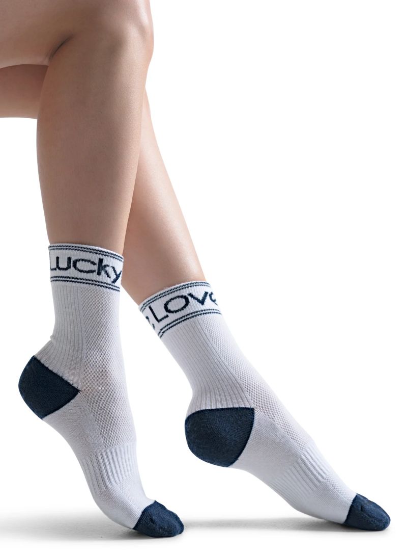 Lucky in Love Core Crew Socks 2P - multicolor