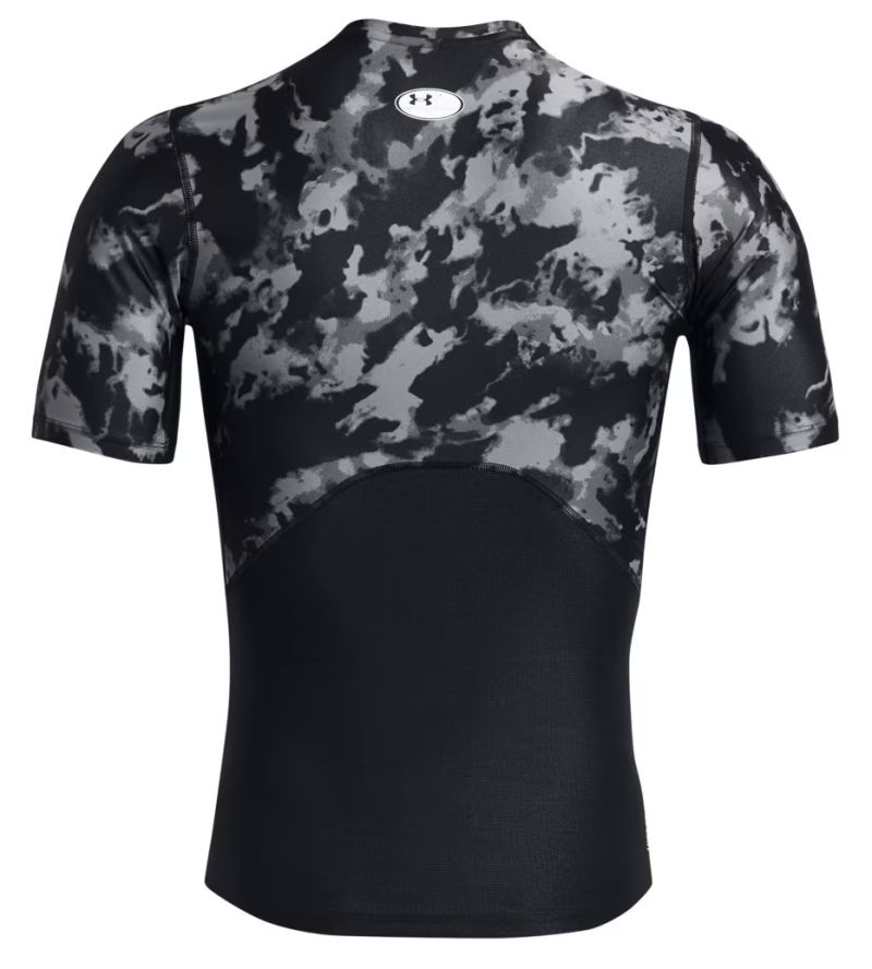 Under Armour HeatGear IsoChill Printed Short Sleeve - black/white