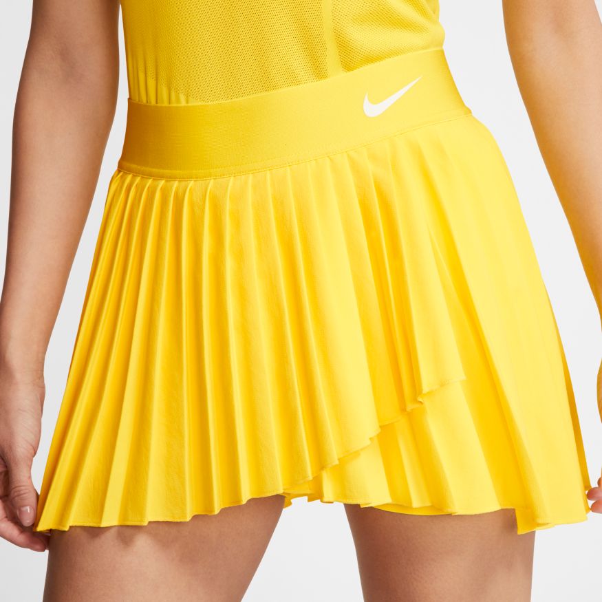 Nike Court Elevated Victory Skirt W - opti yellow/white