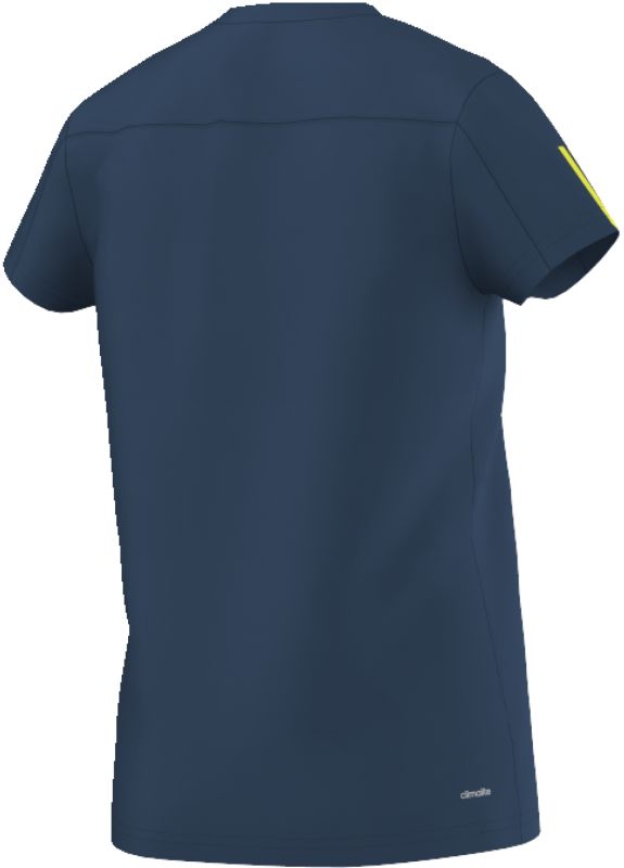 Adidas Club Tee - tech steel/shock slime