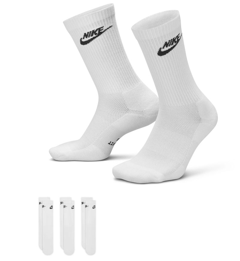 Skarpety Nike Everyday Elevated Crew 3P - white