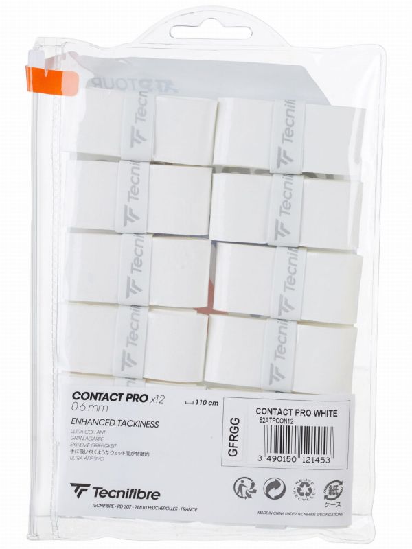 Tecnifibre Pro Contact 12P - white