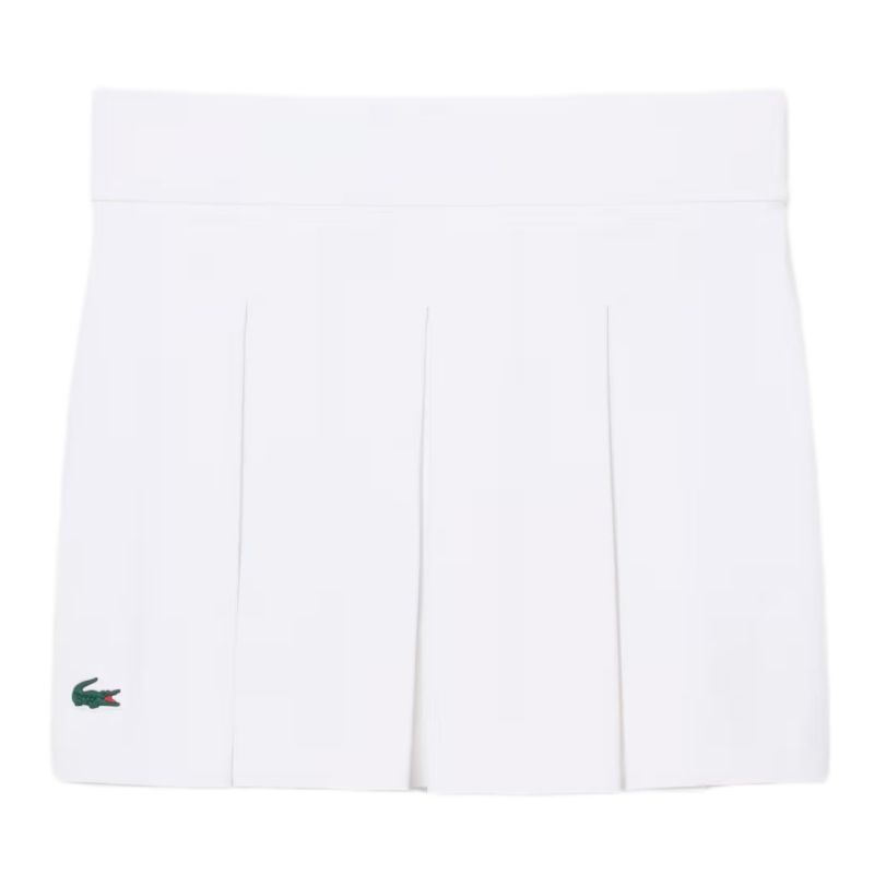 Damska spódniczka Lacoste Ultra Dry With Liner Tennis - white