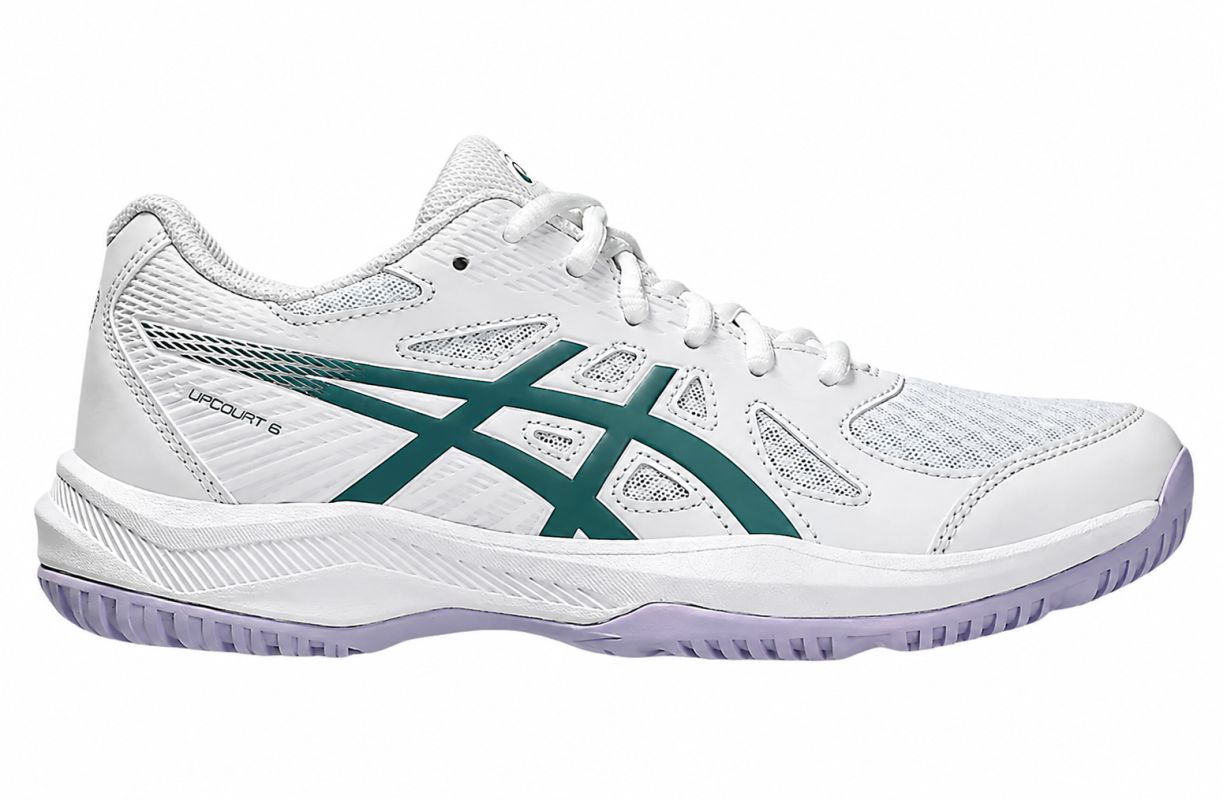 Asics Upcourt 6 - white/foggy teal
