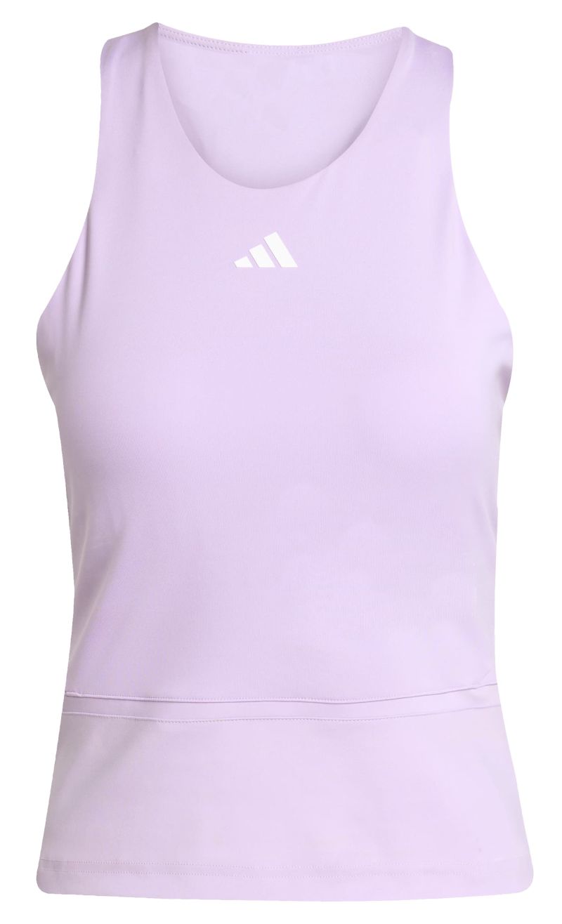 Adidas Tennis Climacool Mid-Length Y-Tank - powder plum 