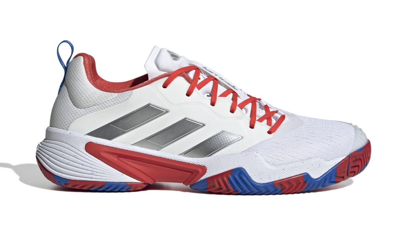 Adidas Barricade M - cloud white/silver metallic/bright royal