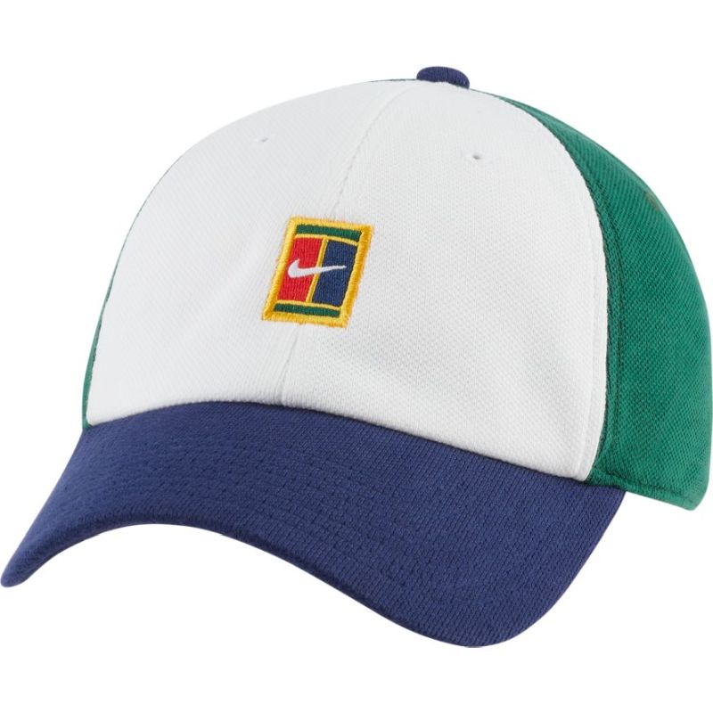 Nike H86 Court Logo Cap - white/binary blue/gorge green Nike H86 Court Logo Cap - white/binary blue/gorge green