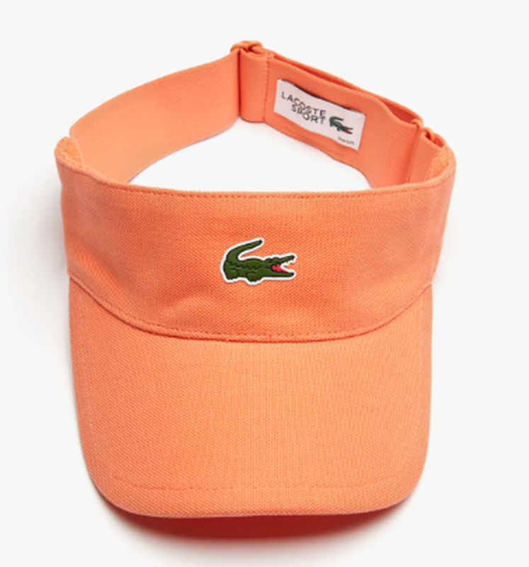 lacoste-men-s-sport-pique-and-fleece-tennis-visor-orange-2 Lacoste Men's SPORT Piqué And Fleece Tennis Visor - orange