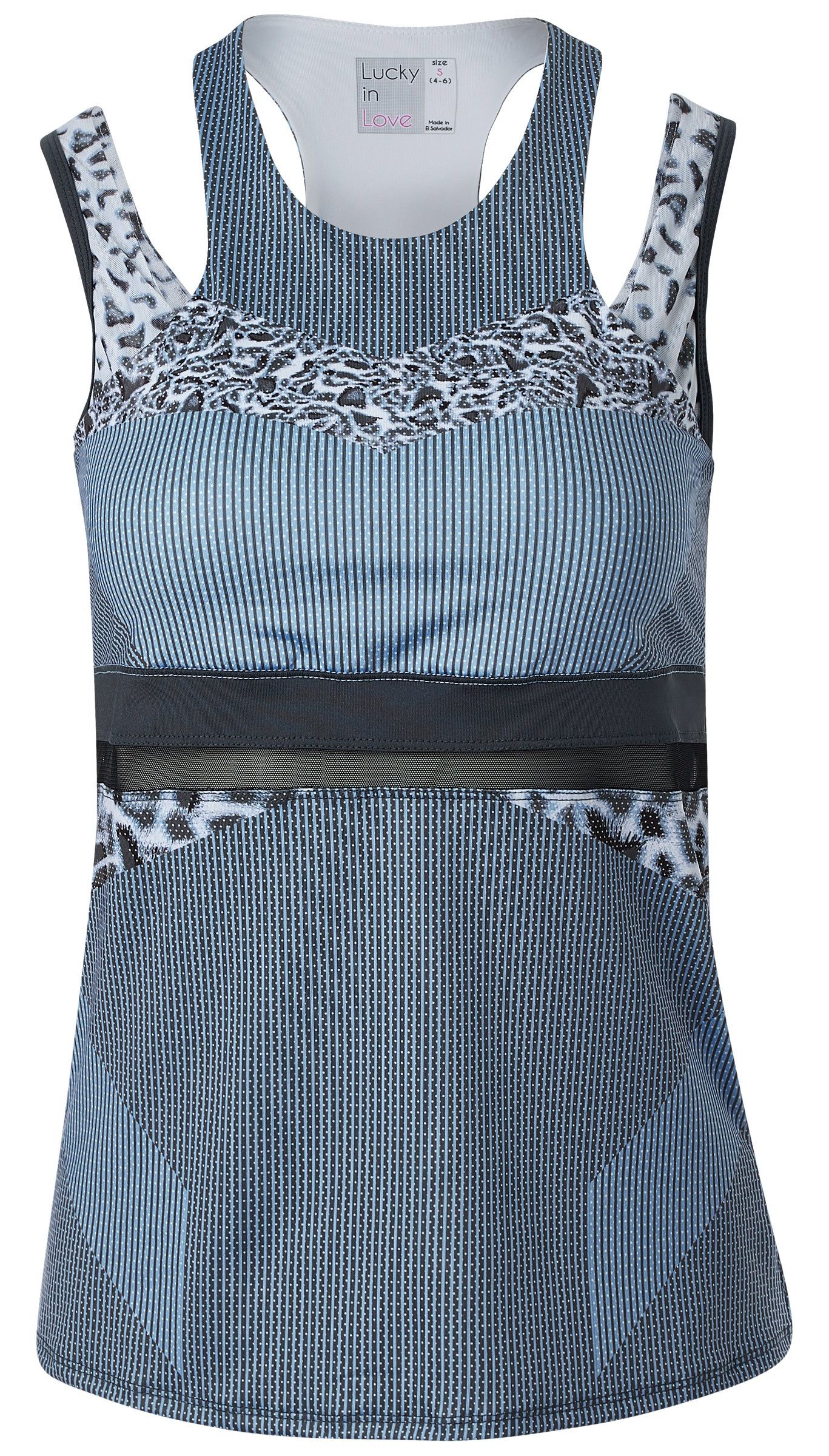 Lucky in Love On The Prowl Tank Women - charcoal Lucky in Love On The Prowl Tank Women - charcoal