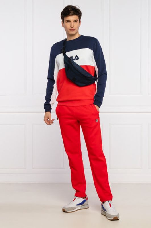 fila-coated-canvas-double-zipper-waistbag-black-iris-2 Fila Coated Canvas Double Zipper Waistbag - black iris
