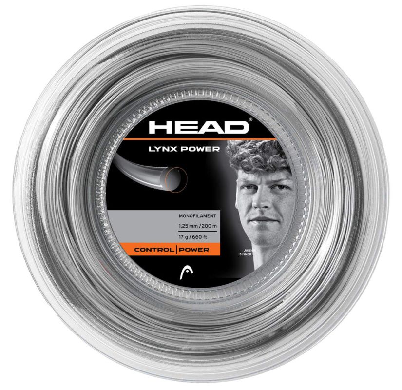 Head LYNX Power (200 m) - silver Head LYNX Power (200 m) - silver