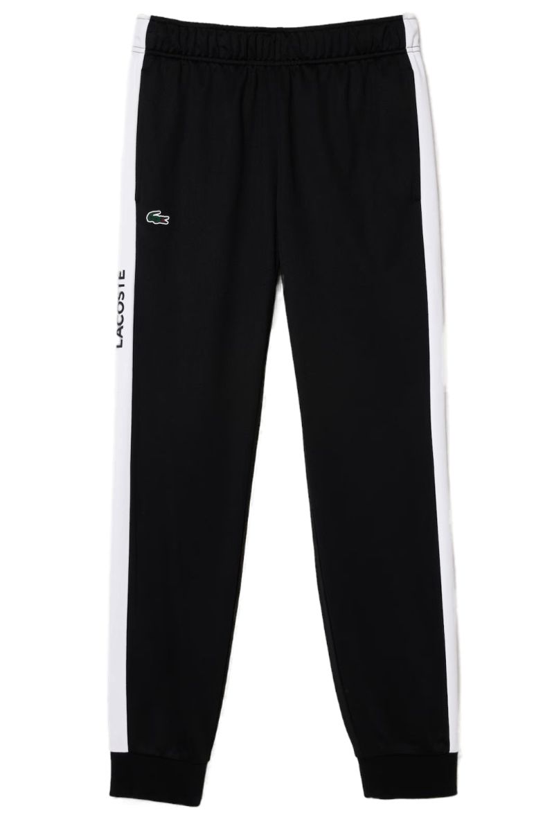 Lacoste Ripstop Tennis Sweatpants - black/white Lacoste Ripstop Tennis Sweatpants - black/white