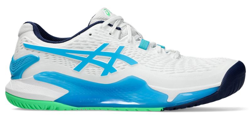 Asics Gel-Resolution 9 - white/digital aqua