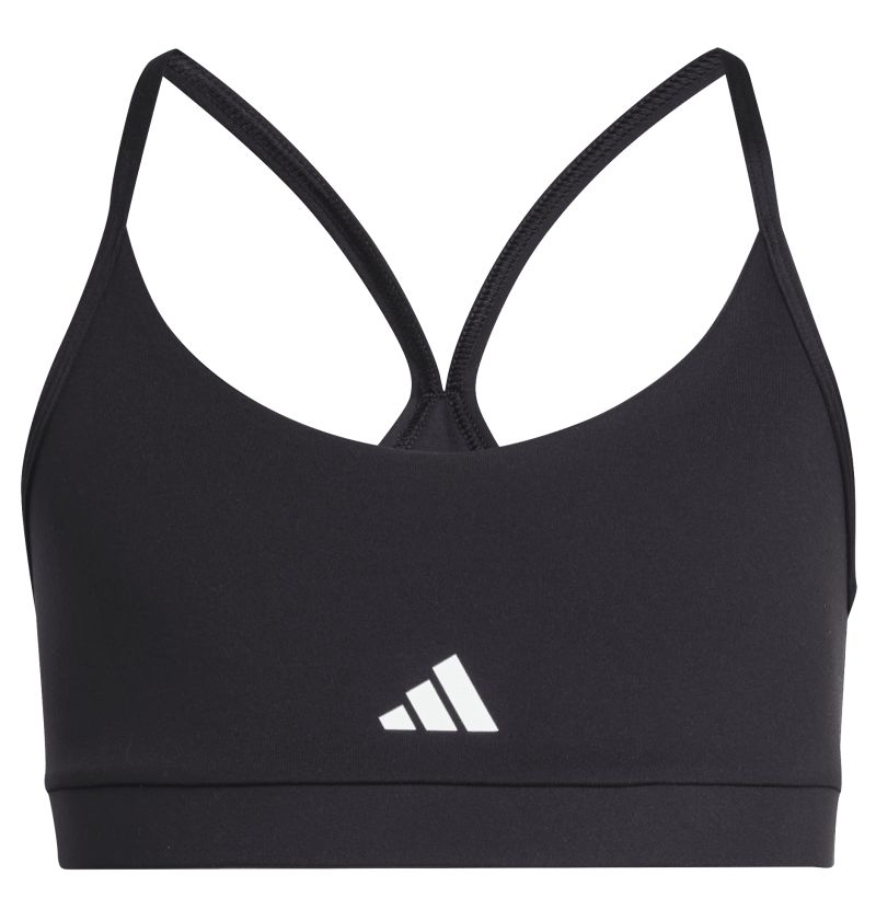 Adidas Girls Training Essentials Medium Support - black/white Adidas Girls Training Essentials Medium Support - black/white