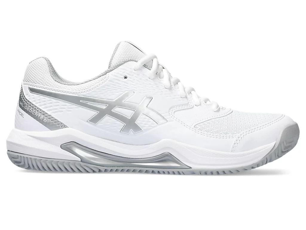 Asics Gel-Dedicate 8 Padel - white/pure silver