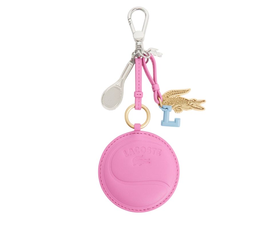 Lacoste Tennis Racket Mirror L Charms Key Ring - pink Lacoste Tennis Racket Mirror L Charms Key Ring - pink