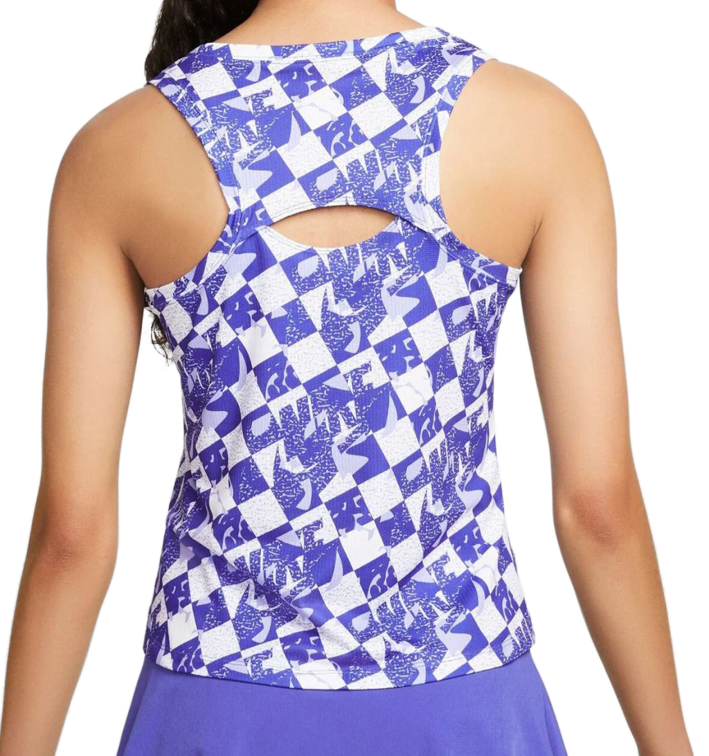Nike Court Dri-Fit Fall Victory Tank - lapis/black