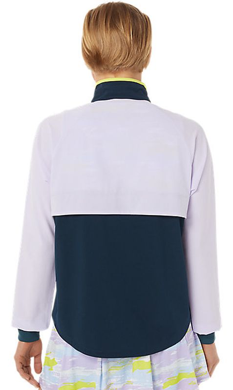 Asics Womens Match Jacket - mursaki/french blue