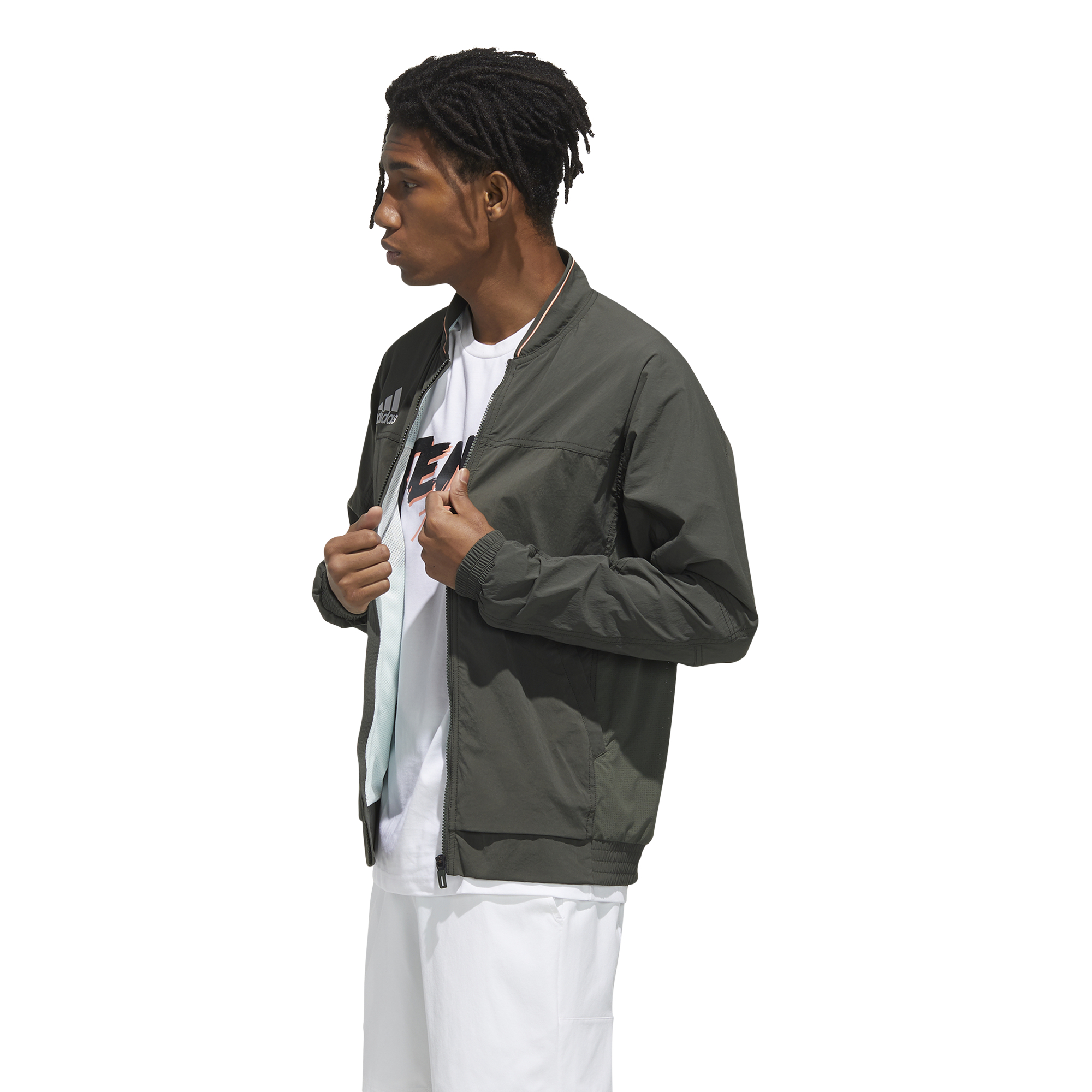 adidas-men-stretch-woven-jacket-legend-earth-4 Adidas Men Stretch Woven Jacket - legend earth