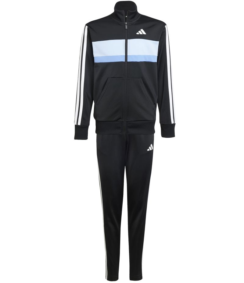 Adidas Kids 3-Stripes Tiberio - black/glow blue