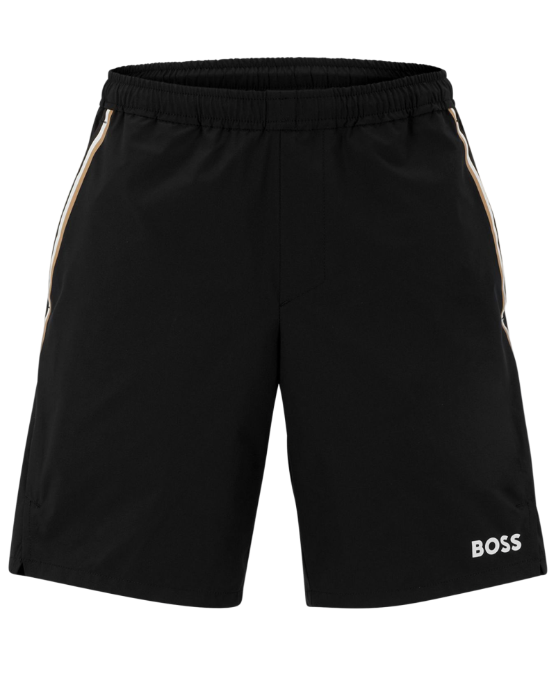 BOSS x Matteo Berrettini Signature Stripes And Logo Shorts BOSS x Matteo Berrettini Signature Stripes And Logo Shorts