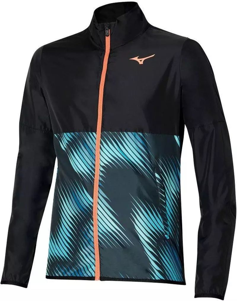 Mizuno Hoody Jacket - black/blue ashes