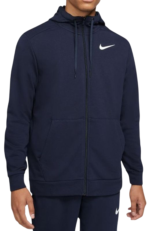 Nike Dri-Fit Hoodie Full Zip M - obsidian/white Nike Dri-Fit Hoodie Full Zip M - obsidian/white
