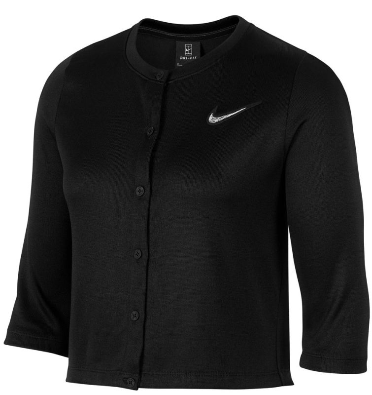 Nike Court LN Women's Tennis Cardigan - black/white