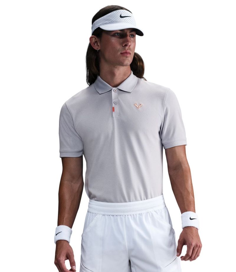 Nike Rafa Slim Polo - ghost/white