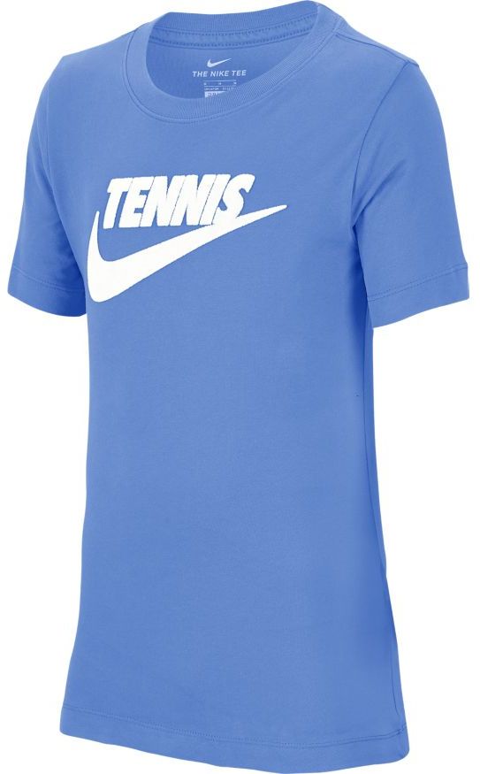 Nike Court SS Tee DFC Tennis GFX - royal pulse/white
