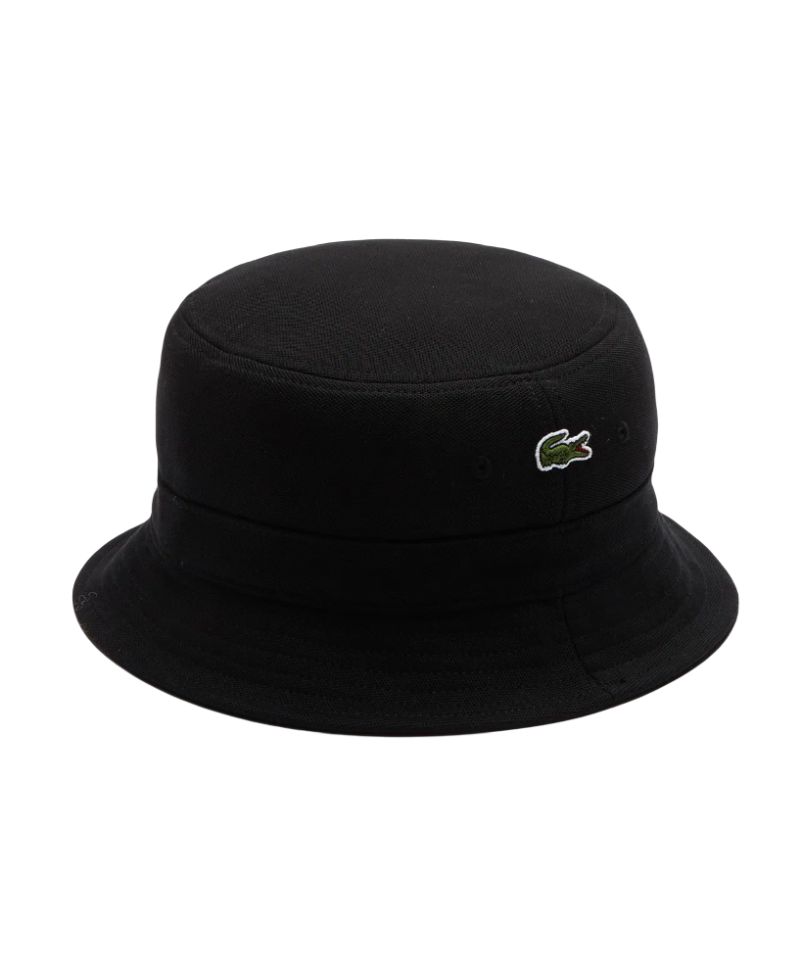 Lacoste Organic Cotton Bucket - black
