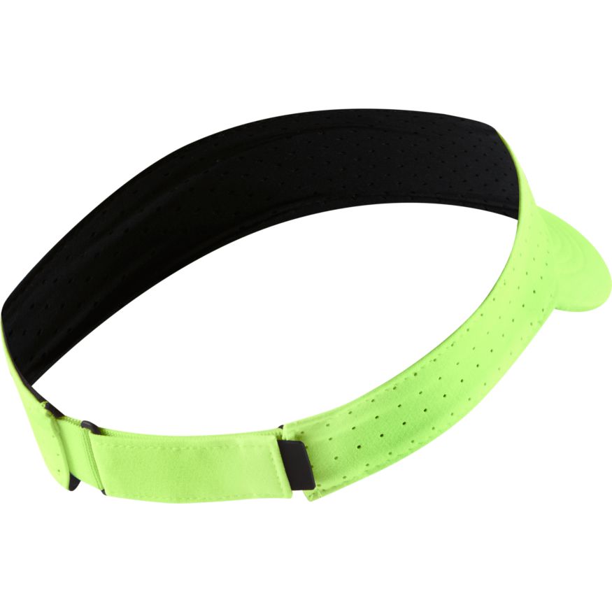 Nike Court Womens Advantage Visor - lime glow/black