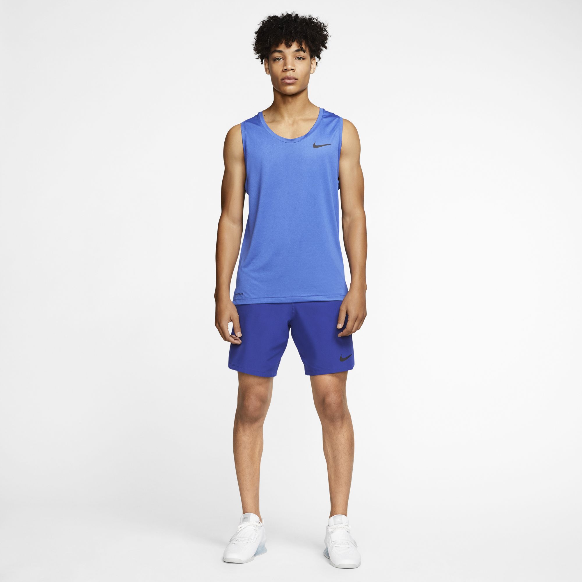 Nike Top Tank HPR Dry - obsidian/game royal/heather/black