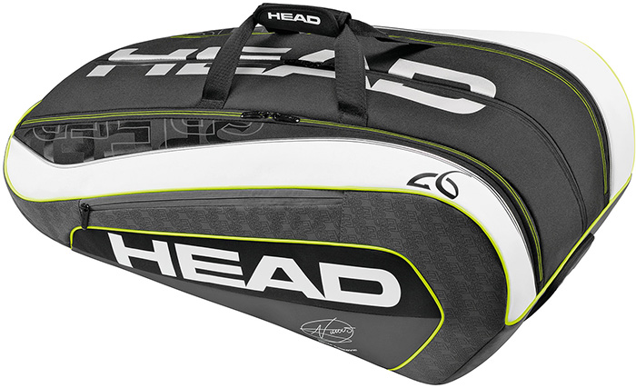  Head Djokovic 12R Monstercombi 2016 - black/white
