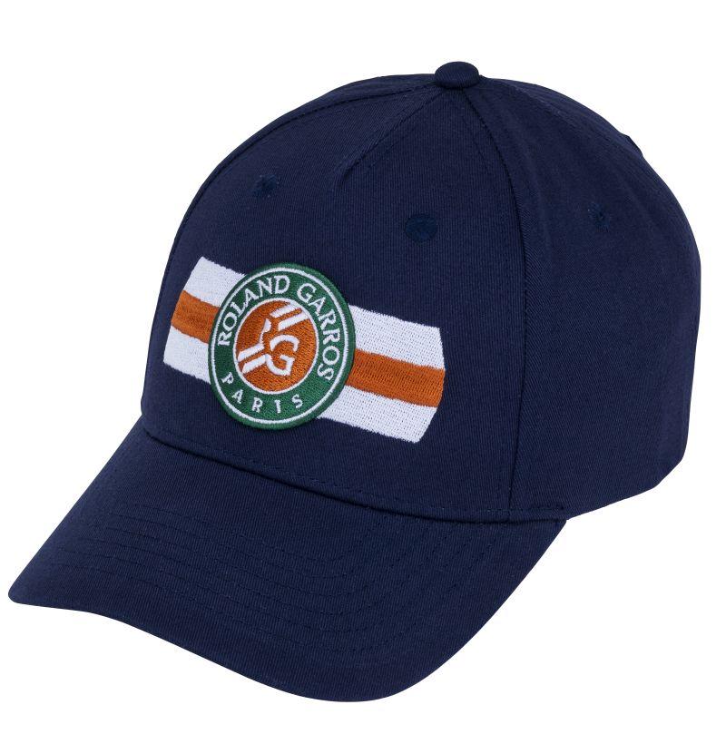 Roland Garros 2024 Stripes Cap - navy/clay