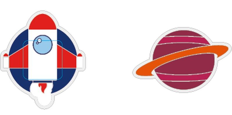 Gamma String Things 2P - saturn/rocket
