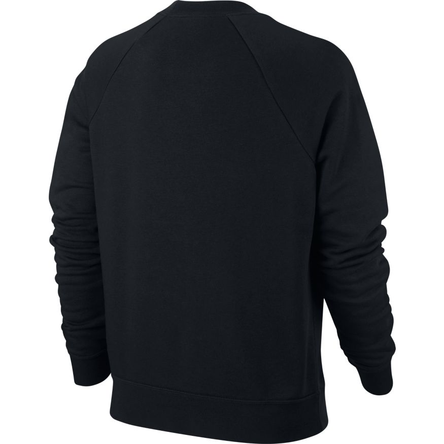 nike-essential-crew-fleece-black-white-2 Nike Essential Crew Fleece - black/white