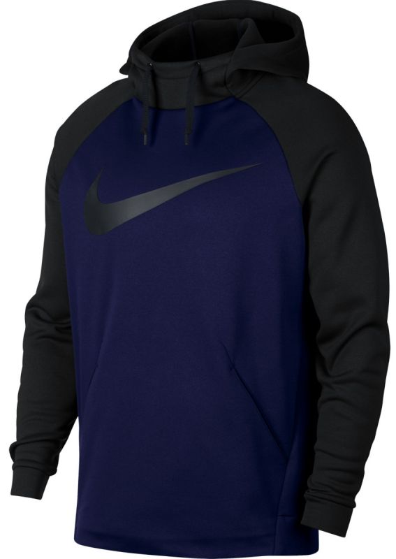 nike therma hoodie blue void
