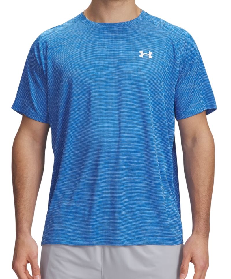 Under Armour Tech Textured Short Sleeve - ether blue