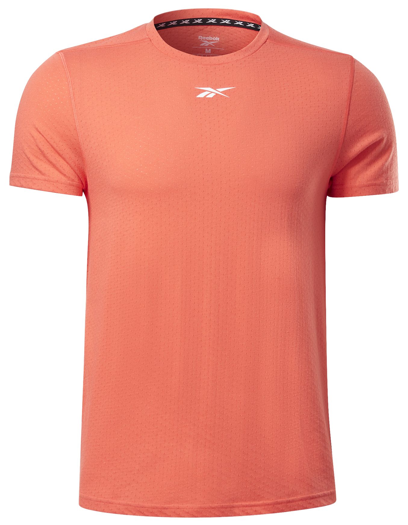 Reebok Workout Ready Mesh T-Shirt M semi orange flare