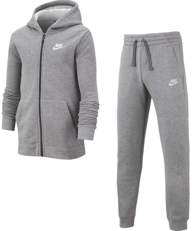 Nike Boys NSW Track Suit BF Core - carbon heather/dark grey/white