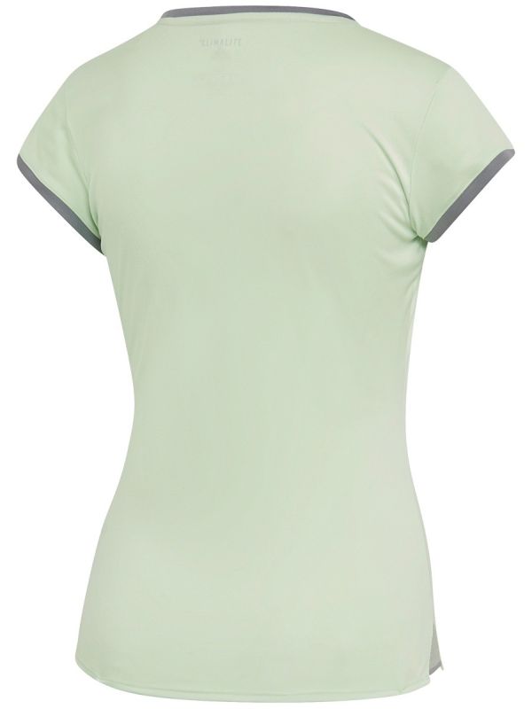 adidas-club-women-3-stripes-tee-glow-green-2 Adidas Club Women 3 Stripes Tee - glow green