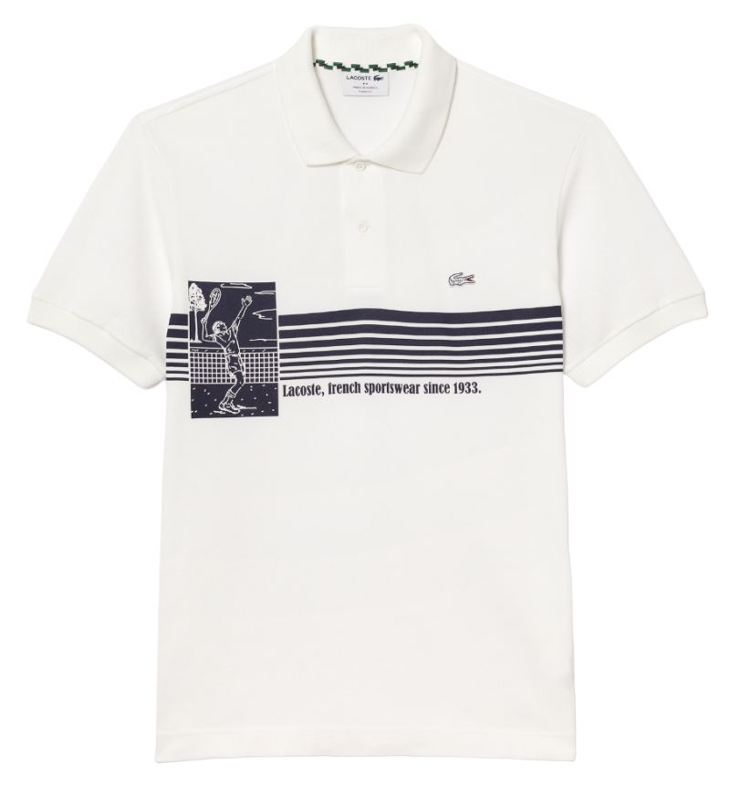 Lacoste French Made Original L.12.12 Print Polo Shirt