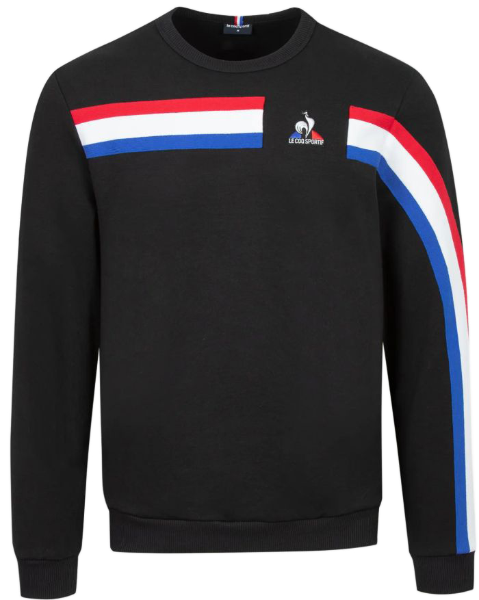 Le Coq Sportif TRI Crew Sweat No.1 M - black Le Coq Sportif TRI Crew Sweat No.1 M - black