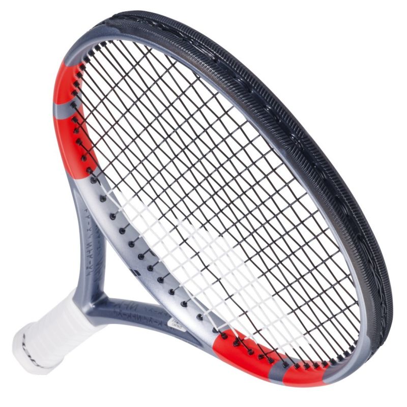 Babolat Pure Strike 100 16/19 4-gen - grey/fluo strike + string