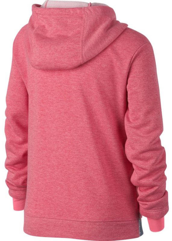 Nike Girls Dry Hoodie FZ Studio - pink nebula/htr/pink nebula/white