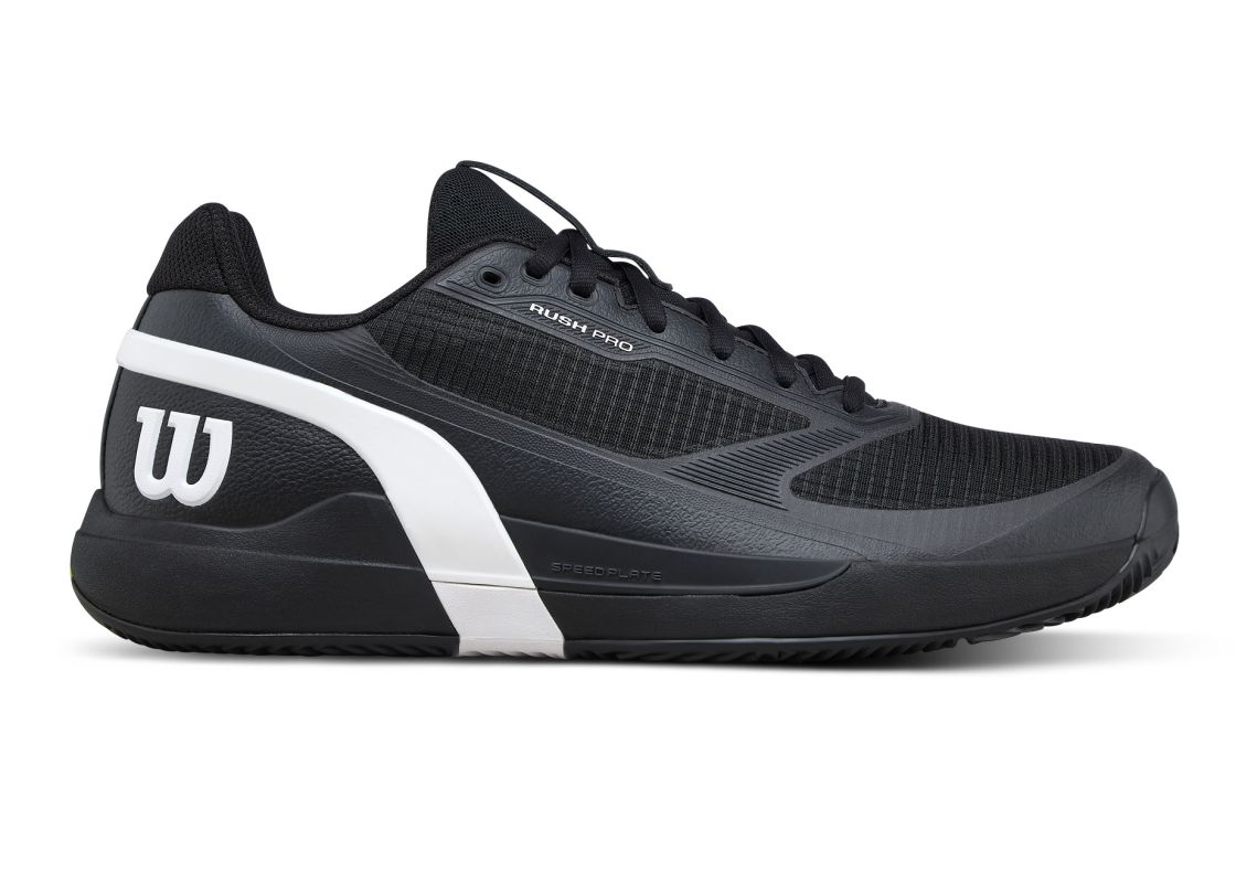 Wilson Rush Pro 5 Clay - black/white/stormy weather