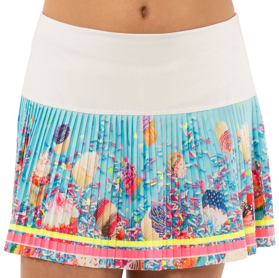 Lucky in Love Novelty Print Cupcake Pleated Skirt Girls - multi Lucky in Love Novelty Print Cupcake Pleated Skirt Girls - multi