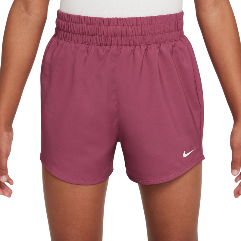 Nike Kids Dri-Fit One High-Waisted Woven - sweet beet/white